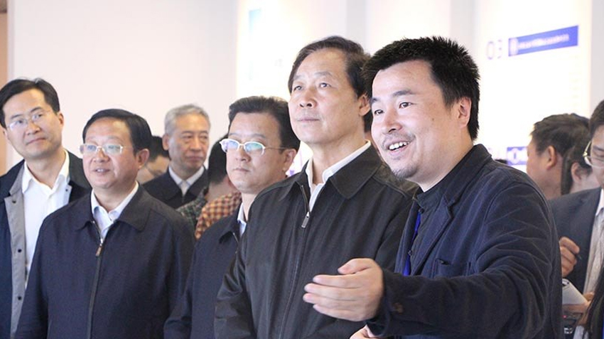 安徽省委书记张宝顺、马鞍山市委书记张晓麟等相关领导视察马鞍山工业设计中心